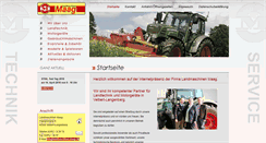 Desktop Screenshot of landmaschinen-maag.de