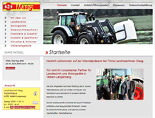 Tablet Screenshot of landmaschinen-maag.de